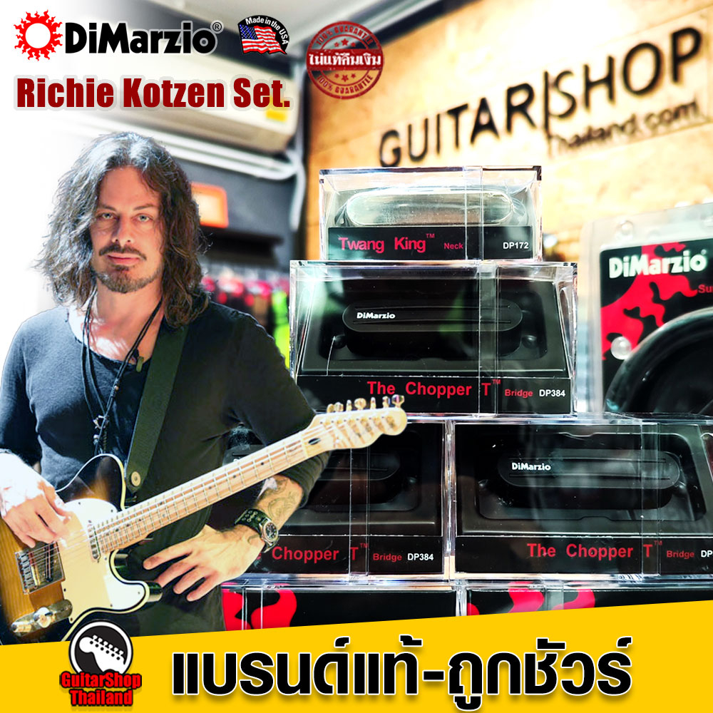 ปิ๊กอัพ DiMarzio Richie Kotzen Telecaster Set | Shopee Thailand