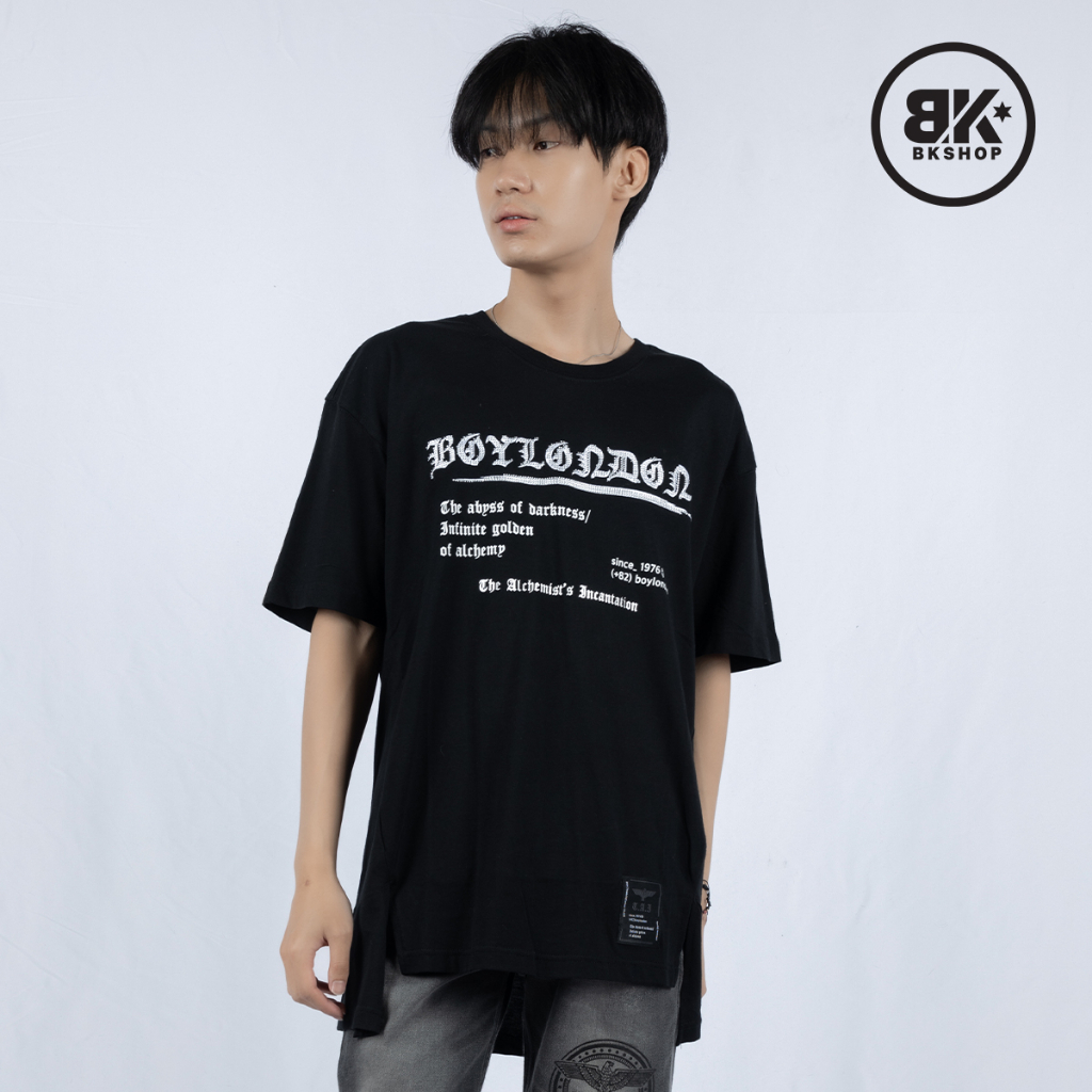 เสื้อยืด BOY LONDON TSHIRT OVERSIZE สี Black & White รุ่น B92TS1276U