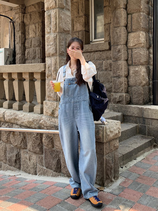 cpjgirlxx | พร้อมส่ง* Harvest Denim Overalls - เอี๊ยมยีนส์แท้ ผ้าหนา เกาหลี