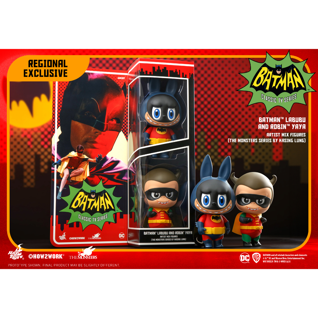バットマンLABUBU＆ロビンYAYA（ザ・モンスターズ by カシン