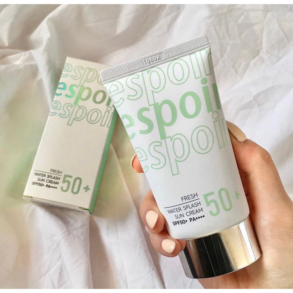 ESPOIR WATER SPLASH SUN CREAM FRESH SPF 50+PA++++ 60ml. Shopee Thailand