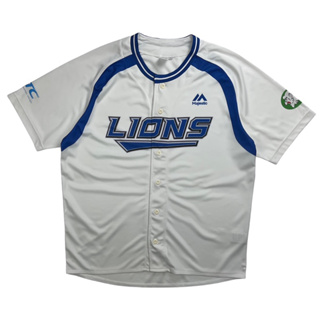 เสื้อเบสบอล Lions Majestics Size S-L