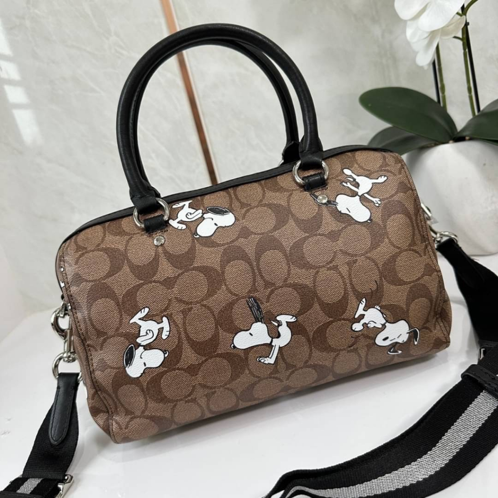 sale-สินค้าปกติ-ราคานี้ให้ไวค่า-มี-1-ใบ-แท้-from-factory-x-peanuts-rowan-satchel-in-signature-canvas-with-snoopy