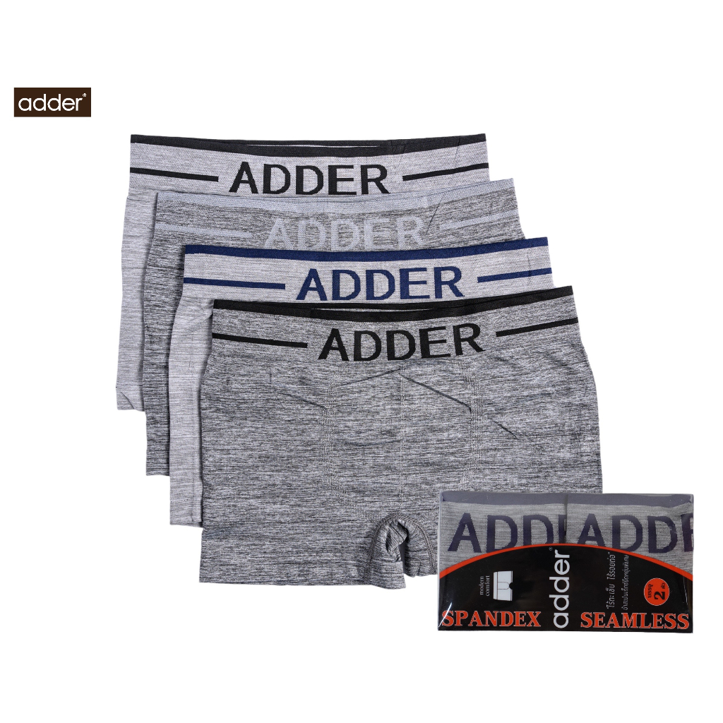 adder-แอดเดอร์-ad-bstd003-แพ็ค-2-ตัว-กางเกงชั้นในชาย-ทรง-boxer-ผ้า-spandex-ไร้รอยต่อ-ไร้ตะเข็บ-ผ้ายืดหยุ่นพิเศษ