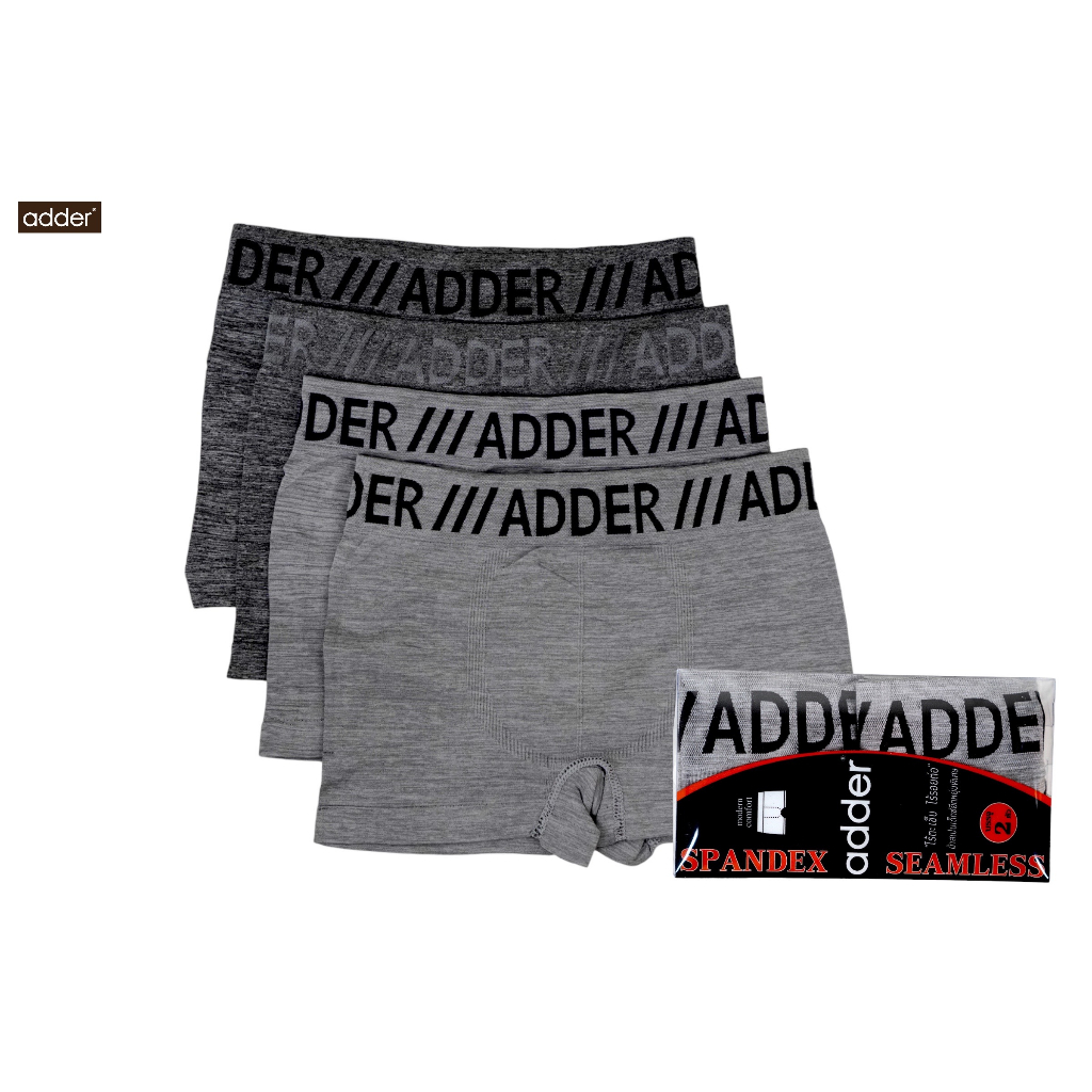 adder-แอดเดอร์-ad-bstd001-แพ็ค-2-ตัว-กางเกงชั้นในชาย-ทรง-boxer-ผ้า-spandex-ไร้รอยต่อ-ไร้ตะเข็บ-ผ้ายืดหยุ่นพิเศษ