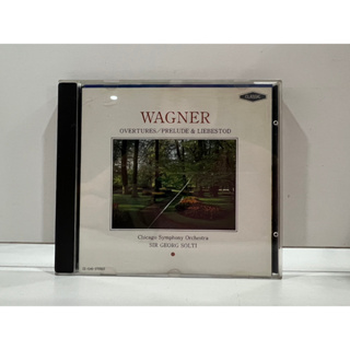 1 CD MUSIC ซีดีเพลงสากล WAGNER OVERTURES/PRELUDE &amp; LIEBESTOD (C1H65)