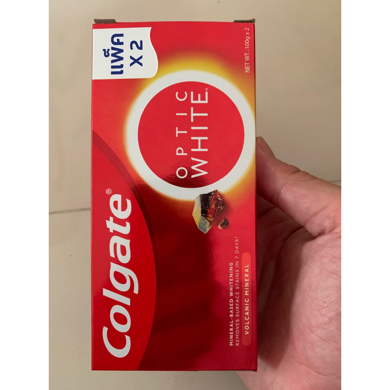 ยาสีฟัน-colgate-optic-white-volcanic-mineral-100g-จำนวน-2-หลอด