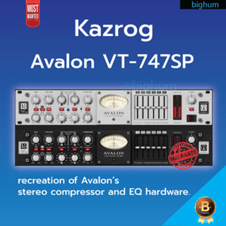 Kazrog Avalon VT-747SP VST pliguns Software Windows Mac stereo compressor and EQ