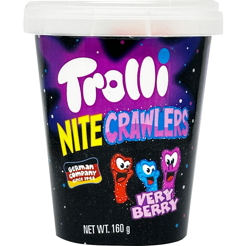 เยลลี่ทรอลี่ เยลลี่งู เยลลี่โคล่า Trolli Brite crawlers Gummi Candy ...