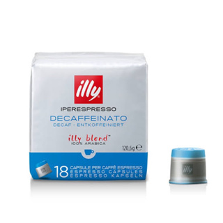 พร้อมส่งจ้า Illy กาแฟ ดีแคฟ Espresso Decaffe iperespresso 18 capsules
