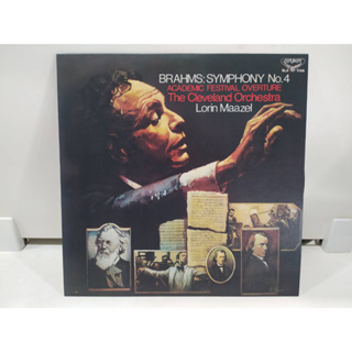 1LP Vinyl Records แผ่นเสียงไวนิล  BRAHMS: SYMPHONY No.4   (H6F81)