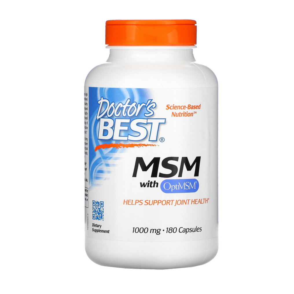 Doctor's Best, MSM with OptiMSM 1000 mg 180 Capsules Shopee Thailand