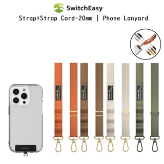 Switcheasy Strap+Strap Card-20mm | Phone Lanyard สายคล้องแบบสะพายไหล่เกรดพรีเมี่ยม สำหรับ อุปกรณ์ที่รองรับ(ของแท้100%)