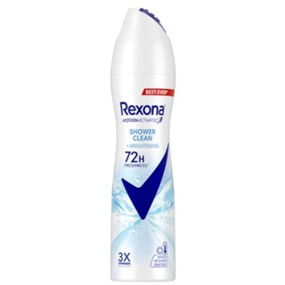 Rexona สเปรย์ลดเหงื่อ พร้อมระงับกลิ่นกาย Shower Clean เรโซน่า ชาวเวอร์ คลีน 135 มล.