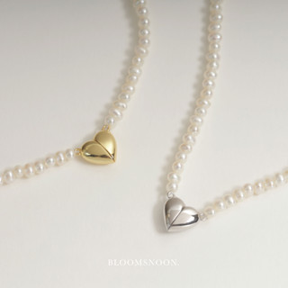 Bloomsnoon, Adore Pearls necklace สร้อยคอมุก (silver925)