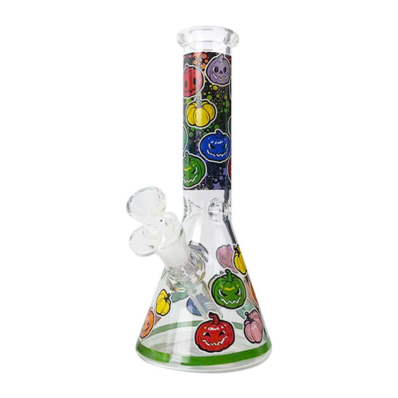 บ้องแก้ว-25cm-glass-bong-ส่องสว่าง-บ้องog-ชุดที่สมบูรณ์-คัพแก้วสายเขียว-หลอดแก้ววิทยาศาสตร์