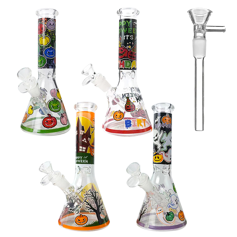 บ้องแก้ว-25cm-glass-bong-ส่องสว่าง-บ้องog-ชุดที่สมบูรณ์-คัพแก้วสายเขียว-หลอดแก้ววิทยาศาสตร์