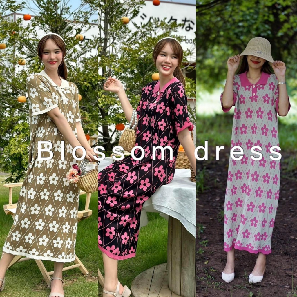 เปิดตัวสีใหม่ค่า-งานสวยมาก-ล๊อคเป้าความน่ารัก-blossom-dress-490-บอกได้คำเดียวว่าสุดคิ้วท์