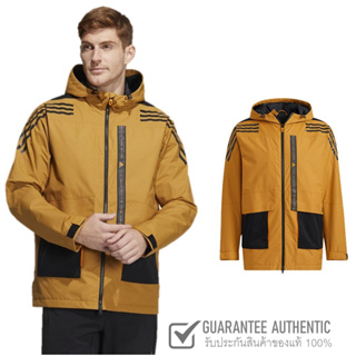 Adidas Contrasting Colors Sports Training Casual Hooded Jacket HE7403 เสื้อแจ็คเก็ตกีฬาผู้ชาย เสื้อกันหนาว