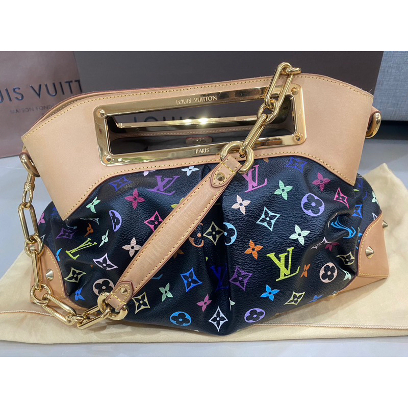 แท้-1000000-louis-vuitton-m40254-judy-gm-multico-no-a-สภาพ-98