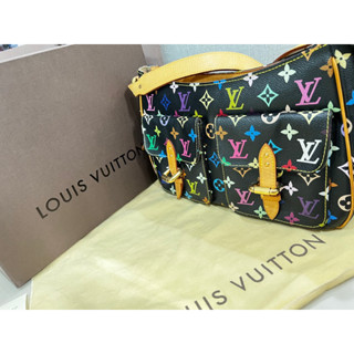 Louise vuitton M40052 Lodge GM Multico Noir สภาพ 95%