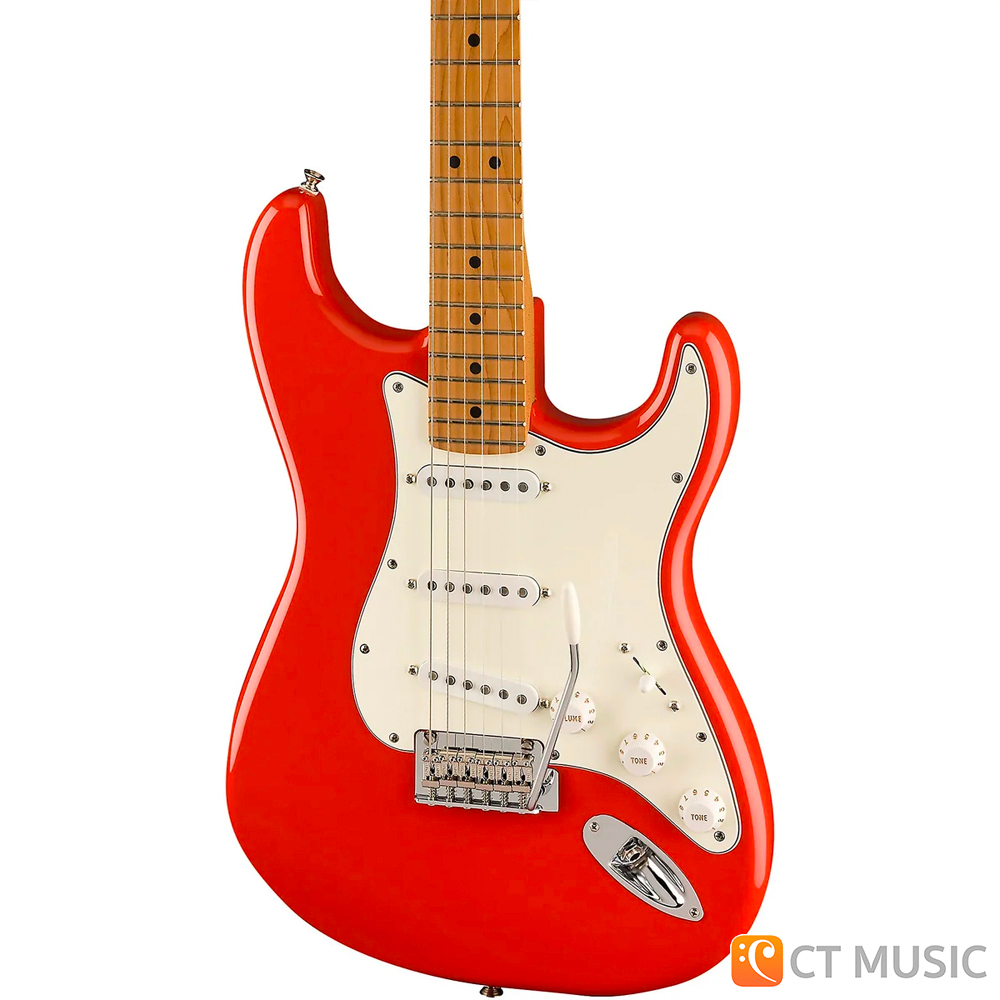 fender-limited-edition-player-stratocaster-fiesta-red-roasted-neck-กีตาร์ไฟฟ้า