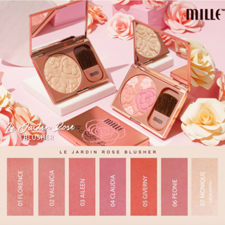 MILLE  มิลเล่ บลัชออนกุหลาบ LE JARDIN ROSE BLUSHER 11G. -  02 Valencia