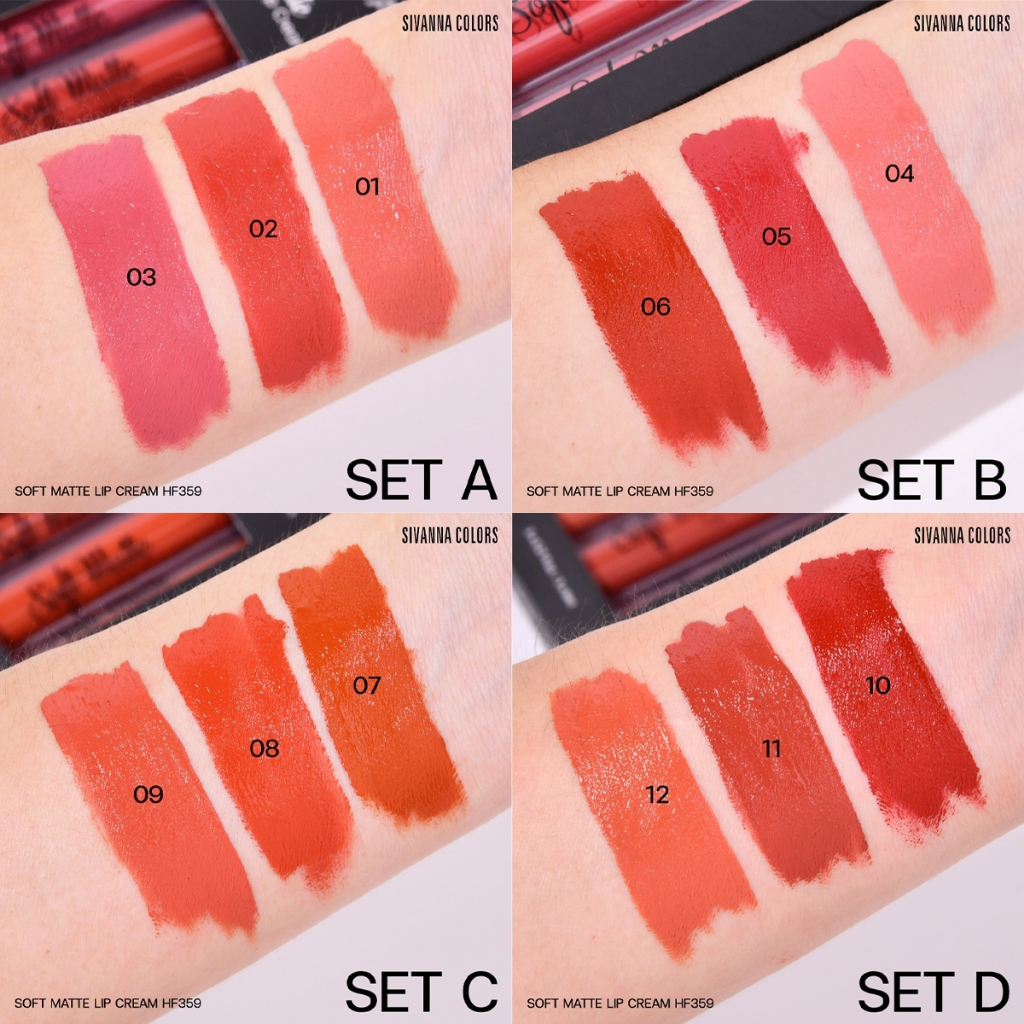 hf359-soft-matte-lip-cream-sivanna-colors-ซิเวนน่า-ซอฟท์-แมทท์-ลิป-ครีม-เนื้อละเอียดเพิ่มสีสัน-ให้ริมฝีปากคุณดูอวบอิ่มสว