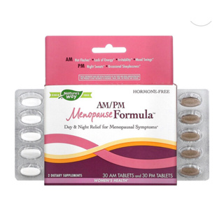 (((พร้อมส่ง))) Natures Way, AM/PM Menopause Formula, Womens Health (30 AM Tablets &amp; 30 PM Tablets)