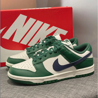 Nike Dunk Low "Gorge Green" White-green ของแท้ 100%