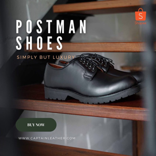 รองเท้าหนังแท้ (มี2สี) รุ่น POSTMAN