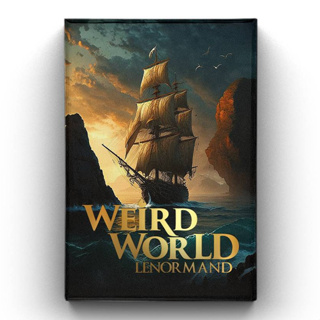 ไพ่ทาโรต์ ไพ่ยิปซี ไพ่ออราเคิล TAROT ORACLE CARDS : WEIRD WORLD LENORMAND ของใหม่ ของแท้ 100%