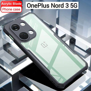 OnePlus Nord3(พร้อมส่งในไทย)เคสกันกระแทกขอบสีหลังใสOnePlus Nord 3 5G/OnePlus Ace 2Vตรงรุ่น