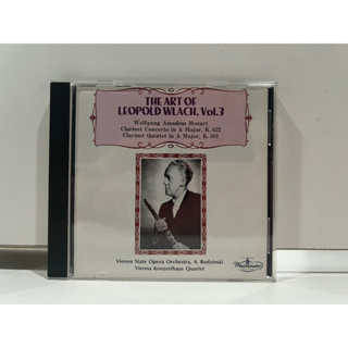 1 CD MUSIC ซีดีเพลงสากล THE ART OF LEOPOLD WLACH VOL 3 WOLFGANG AMADEUS MOZART WORKS FOR CLARINET (C5B57)