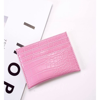 Crocodile Embossed Card Holder กระเป๋าใส่บัตร