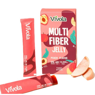Vivola Multi Fiber Jelly - Peach Flavor (1 กล่องมี 5ซอง)