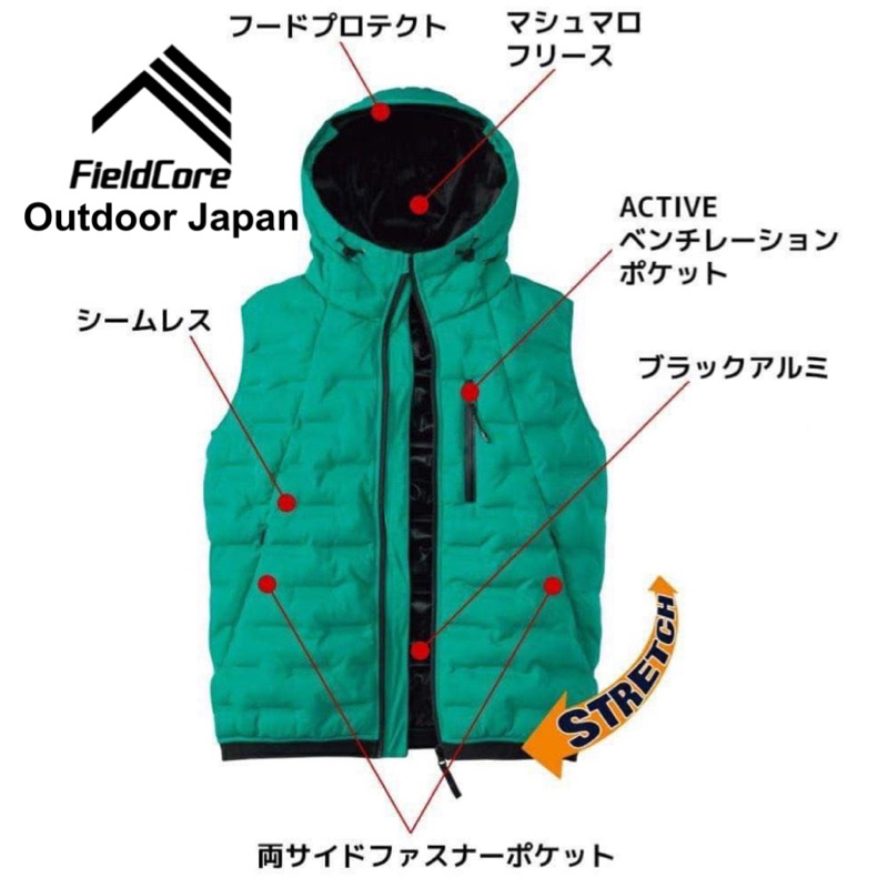 เสื้อกันหนาว Fieldcore JAPAN ของแท้แบร์นดังจากญี่ปุ่น | Shopee Thailand