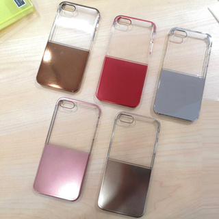 XUNDD ขอบสี หลังใส เคสแข็ง งานจริง สวยมาก IP5/5S/6/6S/7/8/SE/6Plus/7Plus/8Plus/A5 2017