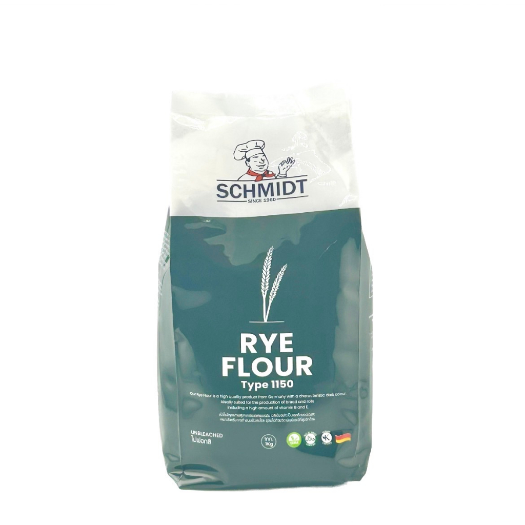 SUPERMART Schmidt Rye Flour Type 1150 1 Kg. แป้งไรย์ออร์แกนิก ตรา ชมิดต ...