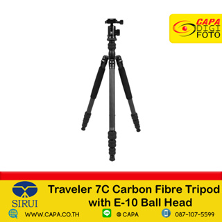Sirui Traveler 7C Carbon Fibre Tripod with E-10 Ball Head