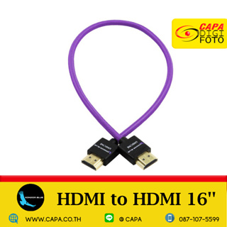 Kondor Blue Gerald Undone HDMI to HDMI 16 Braided Cable - PURPLE KB_HDMI16_P
