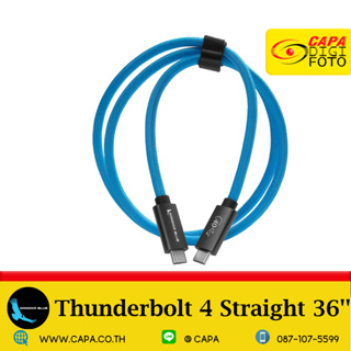 Kondor Blue Thunderbolt 4 Straight 36 3FT / 72 / 6FT Type C 40G 5A 100W Cable (Blue)