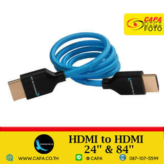 Kondor Blue Full HDMI 2.0 Straight 24 / 2 Feet  &amp; 84 / 7 Feet Cable (Blue)