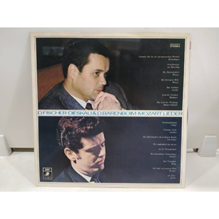 1LP Vinyl Records แผ่นเสียงไวนิล D.FISCHER-DIESKAU &amp; D.BARENBOIM MOZART LIEDER   (H8B3)