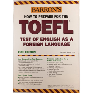 (ภาษาอังกฤษ) Barrons How to Prepare for the TOEFL 11th Edition *หนังสือหายากมาก*