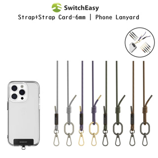 Switcheasy Strap+Strap Card-6mm | Phone Lanyard สายคล้องแบบสะพายไหล่เกรดพรีเมี่ยม สำหรับ อุปกรณ์ที่รองรับ(ของแท้100%)