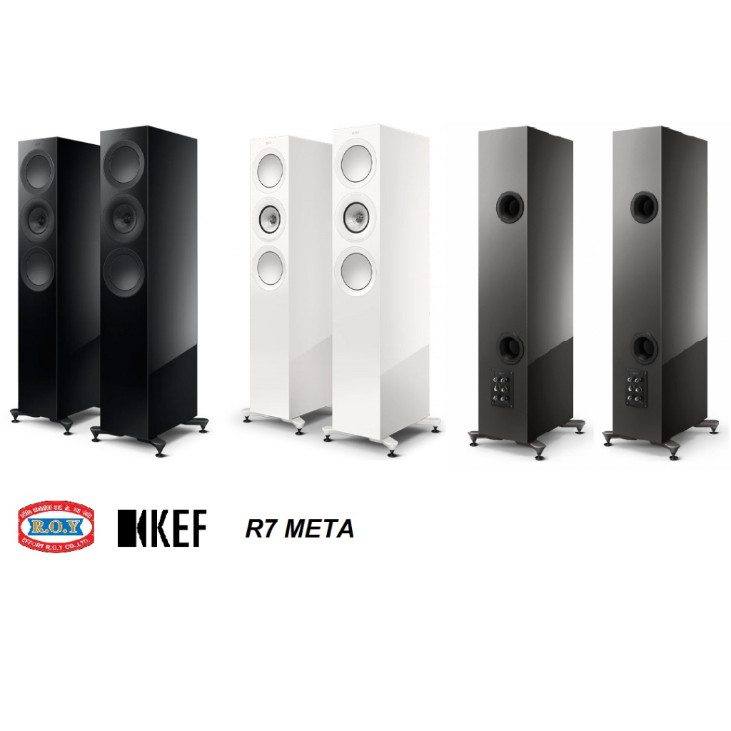 KEF R7 META Mid-sized three-way floorstanding speakers | Shopee Thailand