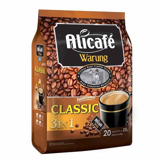 Alicafe Warung Classic 3in1 | กาแฟอาลีคาเฟ่ คลาสสิค 20ซอง x 20กรัม