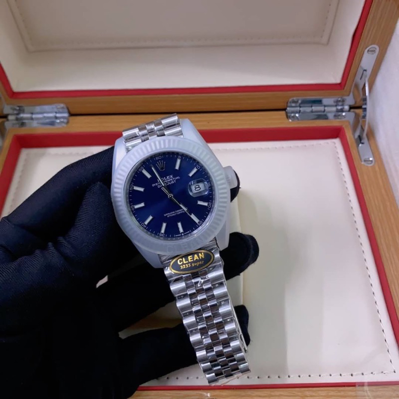 นาฬิกาข้อมือrolex-super-top-swiss-1-1-โรงงาน-clean-factory-กระจกแซฟไฟร์แท้100