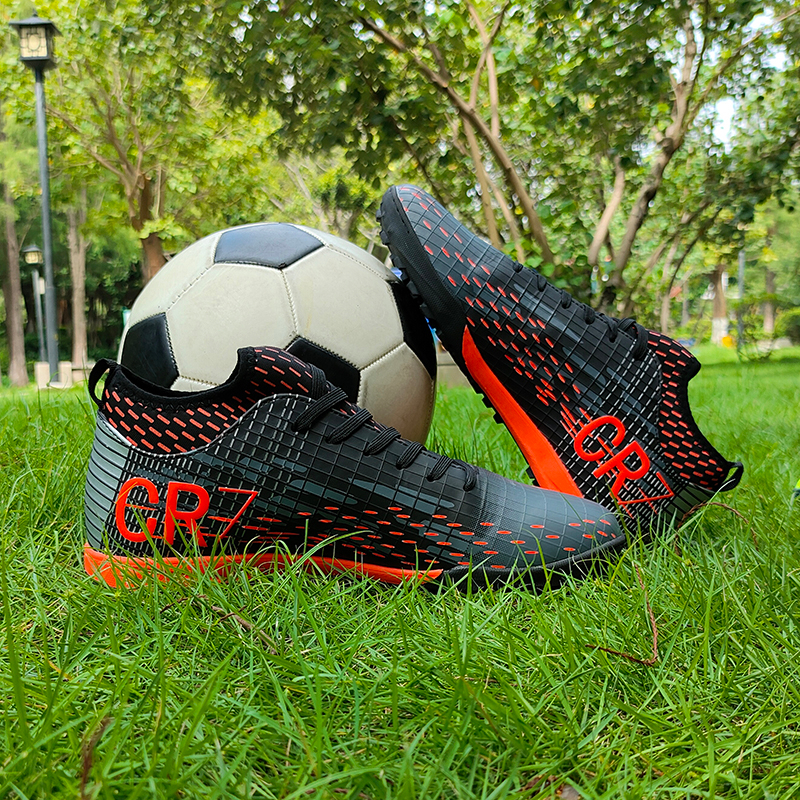 รองเท้าฟุตบอล-cr7-รองเท้าฝึกกีฬากลางแจ้งสำหรับผู้ใหญ่แตกเล็บ-36-43